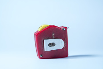 Obraz premium Meter to measure the lengths illustrated on a white background