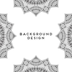 luxury ornamental mandala design background