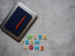 layout on the topic of remote work