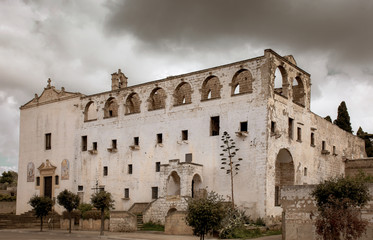Naklejka premium Salento - Veduta del Monastero degli Alcantarini