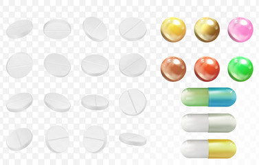 Set of tablets. Pill for the treatment of coronavirus