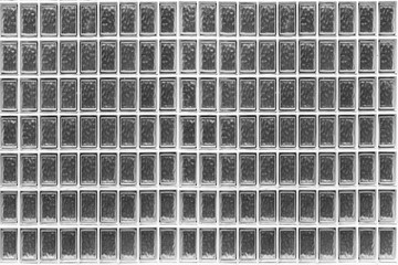 Glass block wall background and pattern