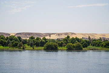 Fototapeta na wymiar Cruising the magical Nile River, Aswan, Egypt