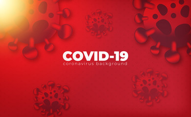 Covid-19 coronavirus background abstract