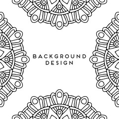 luxury ornamental mandala design background