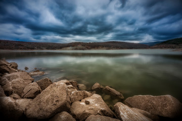 Lake view. Amazing images taken with long exposure.