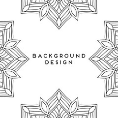 luxury ornamental mandala design background