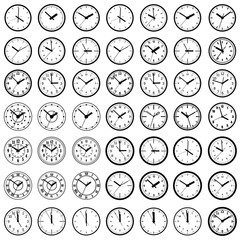 Clock icon. World time concept. Business background. Internet marketing. Daily infographic