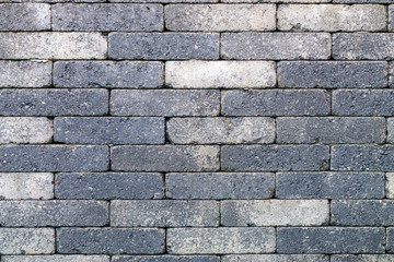 texture of gray beton brick wall, shades of gray, pattern of brick