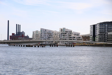 Obraz premium Modern architecture in copenhagen summer days