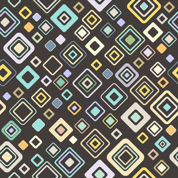 Vintage wallpaper - style of the fifties. Illustration bitmap. illustration