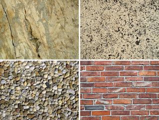 Background of stone. Set of 4 elements