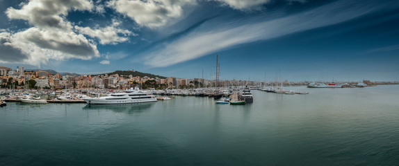 Naklejka premium Port of Palma de Mallorca - Balearic Islands - Spain