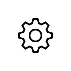 Setting icon vector simple design