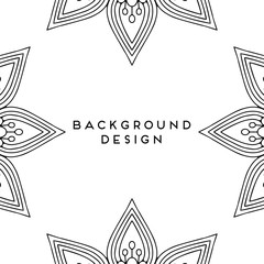 luxury ornamental mandala design background
