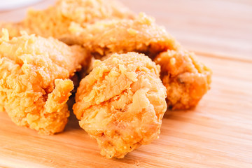 fried chicken southern style with potato and drink menu