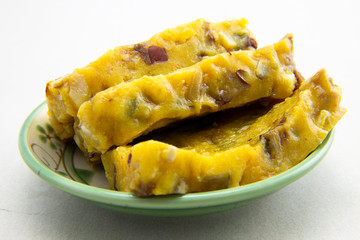 Glutinous rice cake which is called yeong-yangtteog in Korea