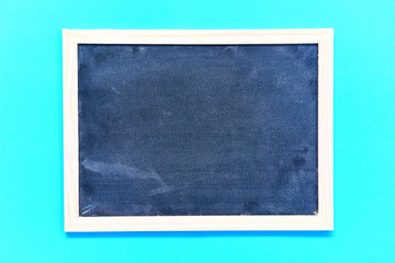 Blackboard dark or chalkboard with horizontal and banner / blackboard texture chalk writing and drawing for education in school chalkboard background