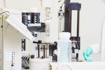 Special medical equipment in the premises of the laboratory and research center.