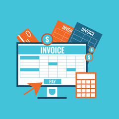 invoice invoicing online service pay