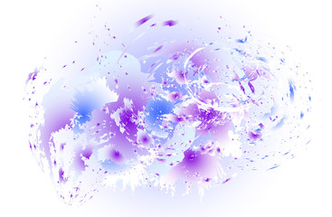 Abstract watercolor background vector image