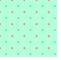Background of light green color with stars of different sizes in two colors.