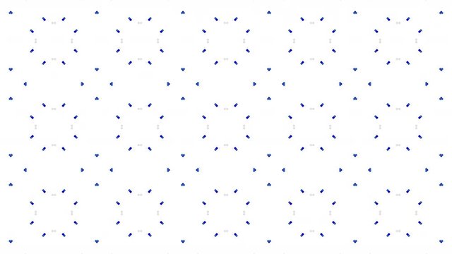 Indie abstract footage with simple design 59,94 fps, on white BG