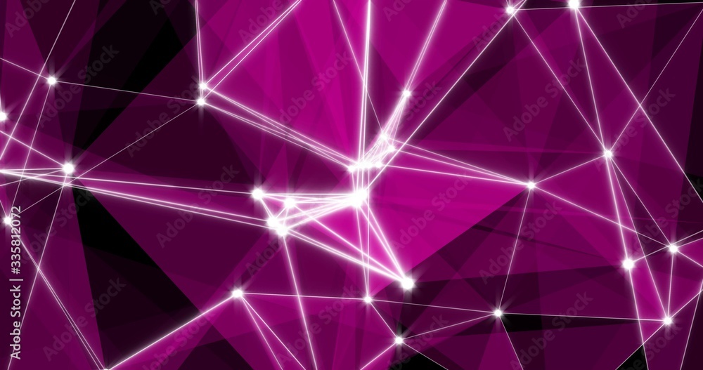 Aufkleber background abstract dynamic plexus futuristic technology. 3d rendering 3d illustration
