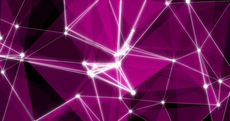 Background Abstract Dynamic Plexus Futuristic Technology. 3D rendering 3D illustration