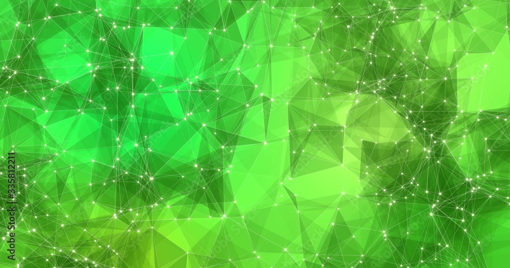 Aufkleber background abstract dynamic plexus futuristic technology. 3d rendering 3d illustration