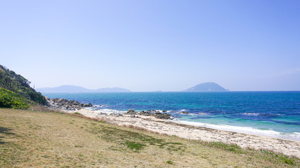 志賀島の海岸の風景