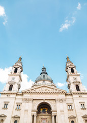 Fototapeta na wymiar St. Stephen's Basilica Szent Istvan Bazilika in Budapest, Hungary