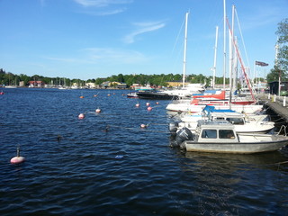 Obraz premium boats in the harbour