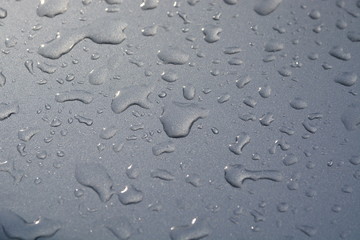 drops on the metal floor background