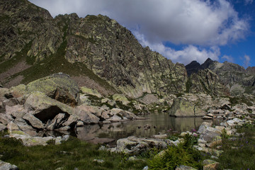 summer trekking to the Valasco refuge in Valle Gesso