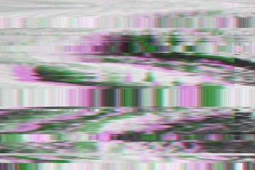 Glitch no signal background pixel noise,  vhs texture.