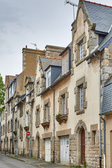 Fototapeta na wymiar Image of a back street in Saint Servan, France, St Servan