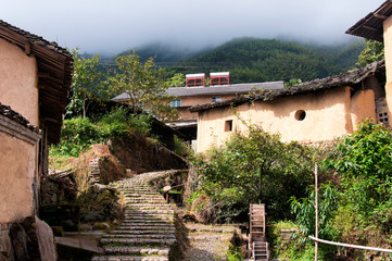 Yunhe china cloud rice terrace village