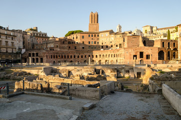 Trajan's Market in Rome, Italy.