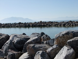 Górskie jezioro USA 55