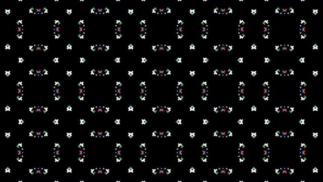 Indie creative pattern with plain design 25 fps, with alpha and transparent bg