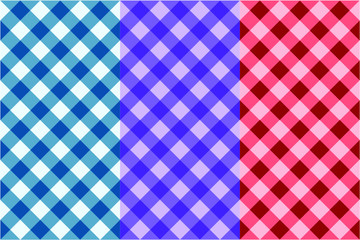 Scottish Pattern background vector. Plaid tablecloth. Seamless vintage 