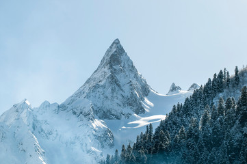 snowy mountain peak