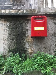red post box