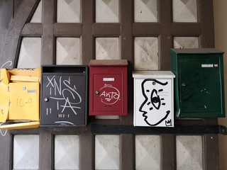 post box in the street