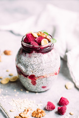 Chia Seed Pudding with Wild Berries