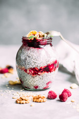 Chia Seed Pudding with Wild Berries