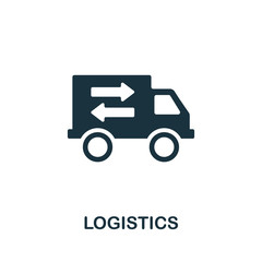 Logistics icon. Simple illustration from cargo collection. Creative Logistics icon for web design, templates, infographics and more