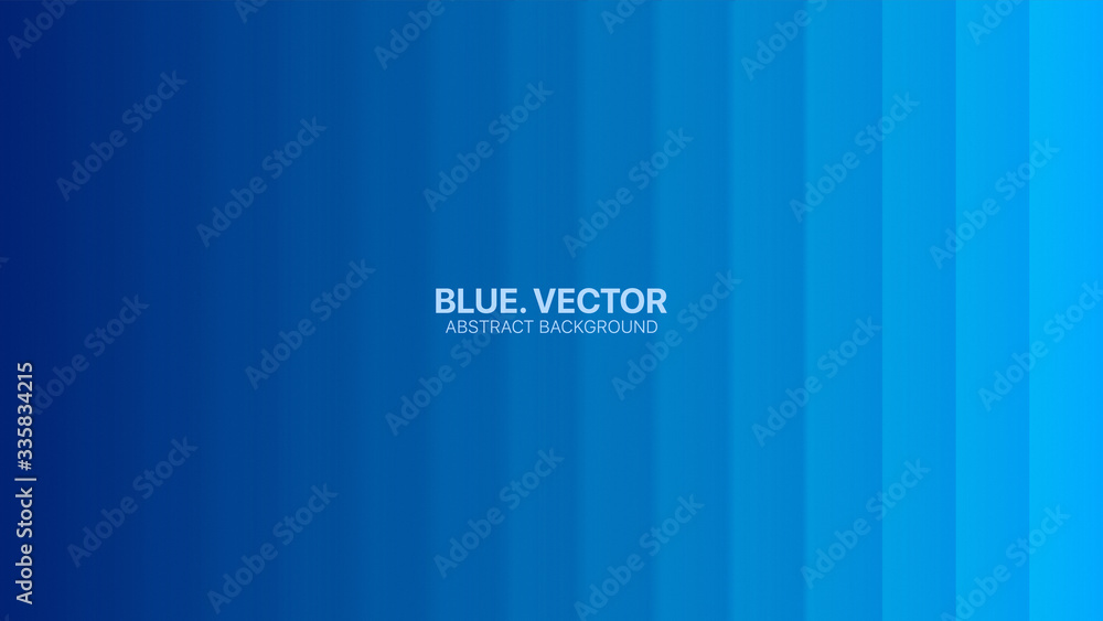 Aufkleber minimalist deep blue abstract background 3d vector top view smooth lines. futuristic technology wide