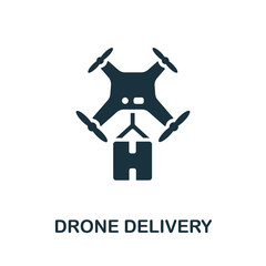 Drone Delivery icon. Simple illustration from cargo collection. Creative Drone Delivery icon for web design, templates, infographics and more